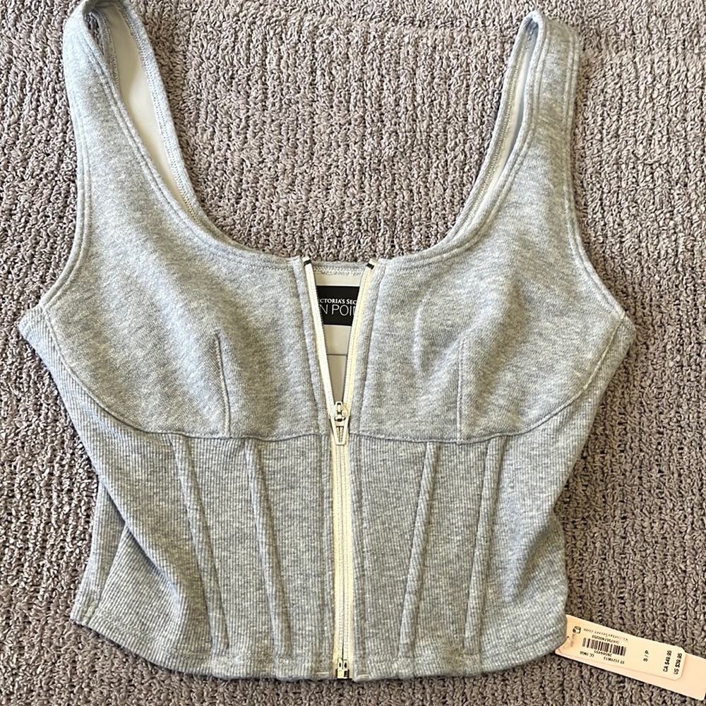VICTORIA’S SECRET ON POINT RIBBED CORSET TOP